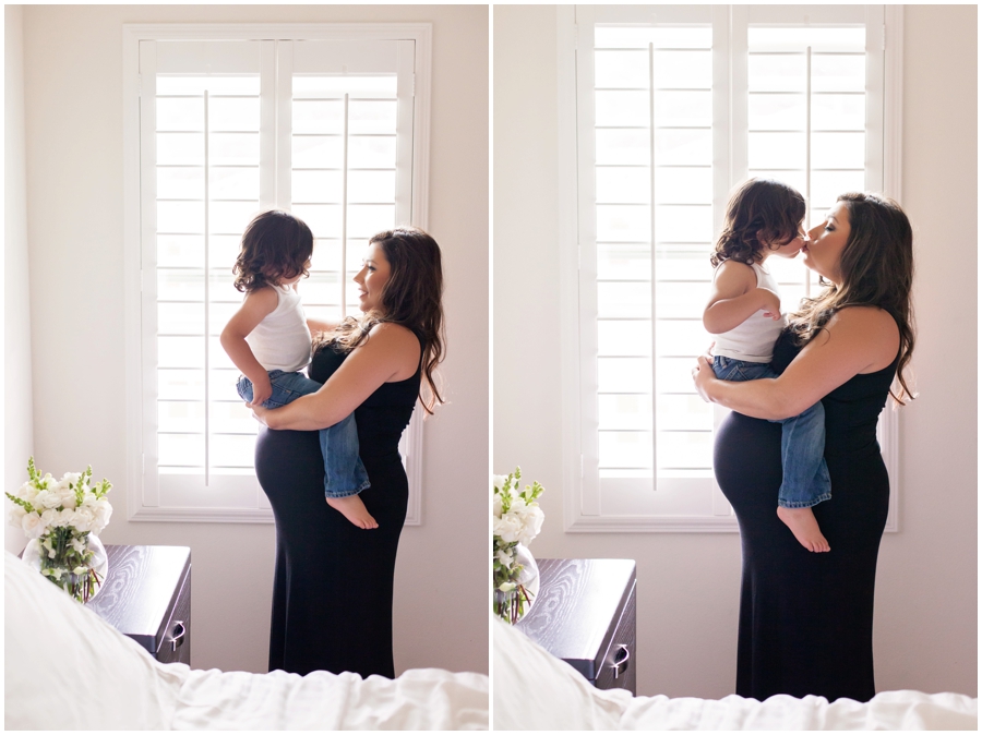 Ginas Intimate Maternity Portraits At Home Just Maggie Photography 